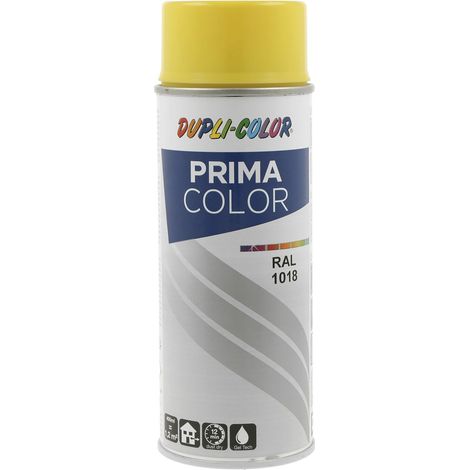 Dupli Color Prima Lackspray, Sprühlack 400ml, zinkgelb glänzend RAL 1018