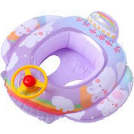 Aufblasbarer Baby-Schwimmring mit drehbarem Lenkrad und Hupe – für Kinder ab 12 Monaten – 1 Stück (1/5)