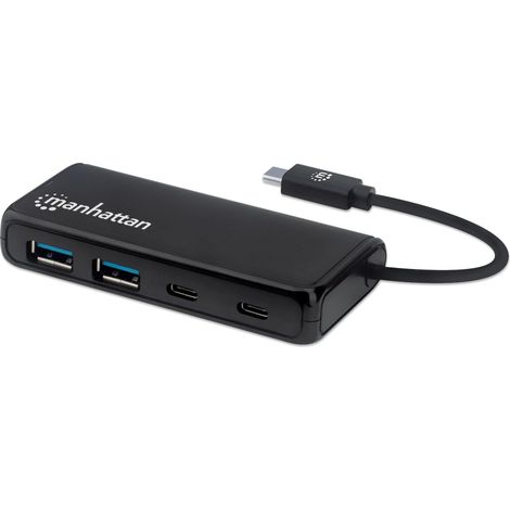 Hub USB Manhattan 164894 3.2 Gen 1 a 4 porte (1/5)