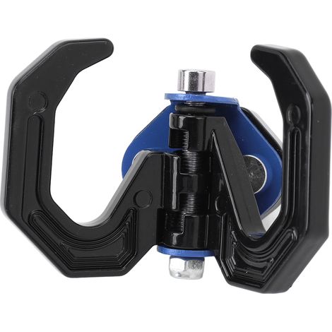 Crochet de suspension multifonctionnel en alliage d'aluminium pour moto, scooter électrique, sac à dos, casque et autres bagages (bleu) (1/5)