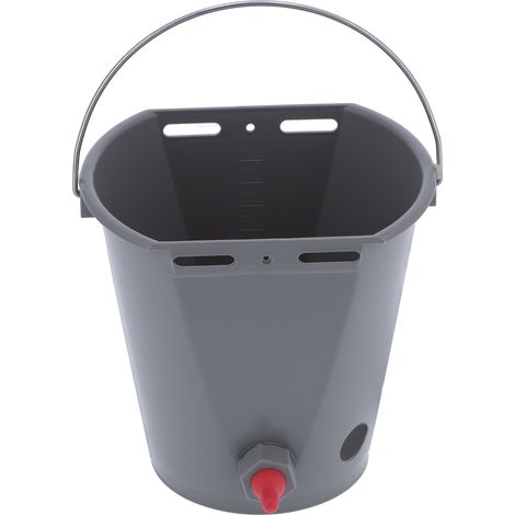 8-Liter-Lämmerfütterungseimer mit 4 Anti-Reflux-Saugern, Kunststoff-Tierhaltungsausrüstung (1/5)