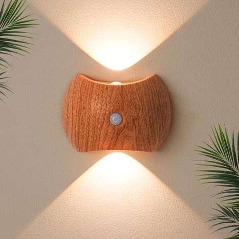 Magnétique Veilleuse, wiederaufladbar, 3 Farben, Wandleuchte ohne LED, für Couloir, Treppe, Toiletten, Zimmer, Küche (1/5)