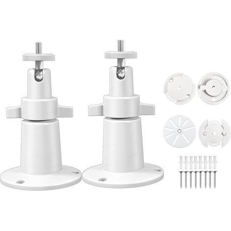 ZT-NET Verstellbare Universal-Montagehalterung für Sicherheitskameras, für die Wand- oder Deckenmontage im Innen- und Außenbereich, kompatibel mit Arlo, Arlo Pro und Kameras mit 1/4-Zoll-Schraubkopf ( (1/5)