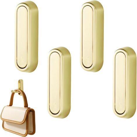 Lot De 4 Crochets Muraux, Crochet Porte Serviette PatèRe Salle de Bain, Crochet Salle de Bain PatèRes Pathere Portemanteaux pour EntréE Hook Fixation Cuisine Crochets