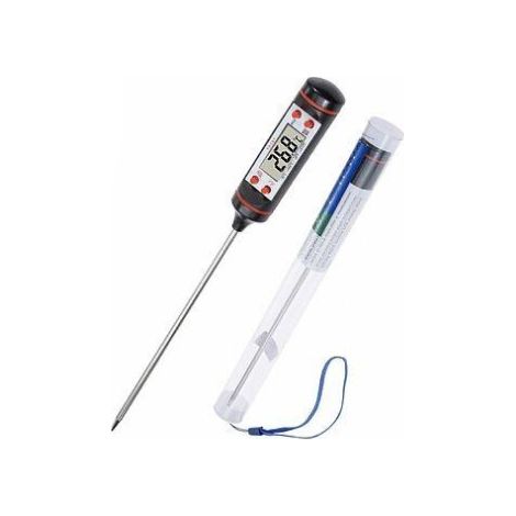 Digitales Fleischthermometer 24 cm für Grill und Küche