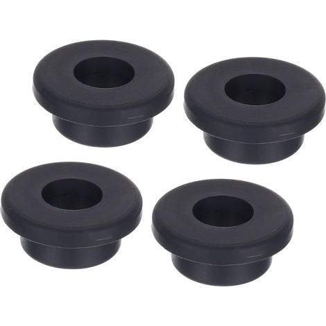 4Pcs Passe-Câble T-Forme Diamètre Installation 25mm, ID 15mm, Hauteur de 15mm Passe Fil Rondelle Caoutchouc de Protection Étanches et Flexibles pour Conduits de Câbles (1/5)
