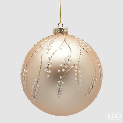 EDG Addobbo Palla Rami Opaca Rosa Cipria D 15 C5