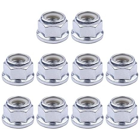 Kit d'écrous de barre de lame de débroussailleuse M12 X 1.5Mm – Lot de 10 écrous – Compatible avec débroussailleuses Stihl FS160 à FS490 (1/5)