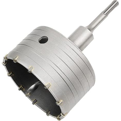 Scie cloche trépan béton 110mm – Adaptateur SDS Plus – Pour murs en béton, brique et pierre – Coupe rapide sans vibration (1/5)