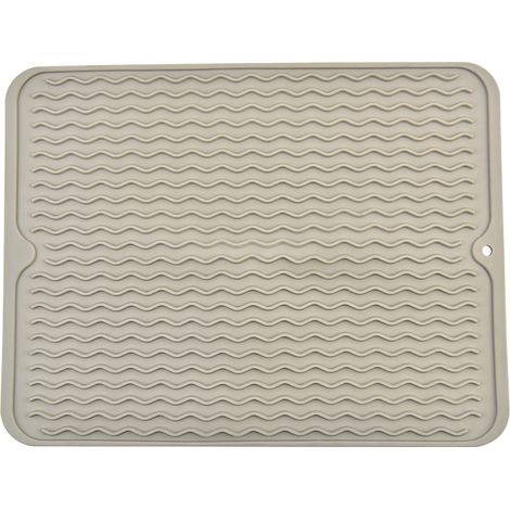 Coffee Color Heat Insulation Kitchen Mat Rubber Asphalt Mat (1/5)