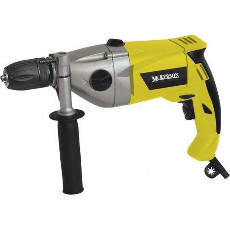 Perceuse à percussion 1050W – 2 vitesses mécaniques – Mandrin auto-serrant 13mm – Capacité perçage bois 40mm, acier 13mm, béton 16mm (1/2)