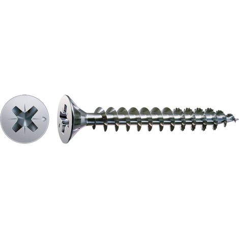 SPAX 1081010250105 Vis à bois 2.5 mm 10 mm cruciforme Pozidriv acier WIROX 1000 pc(s)