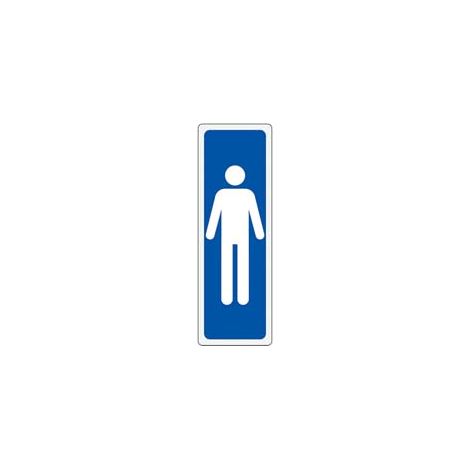 TARGHETTA ADESIVA FIGURA UOMO- - cm.5X15h. - 10 pezzi