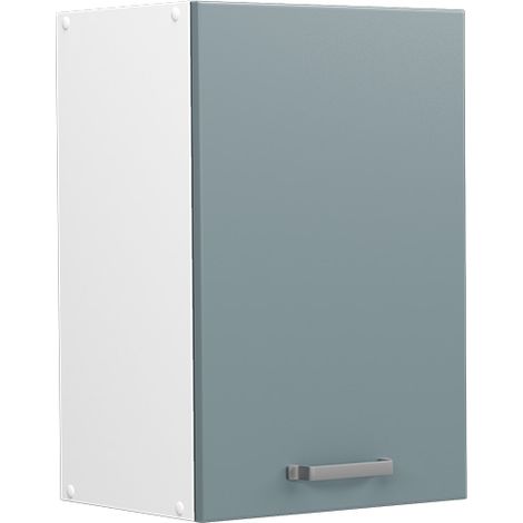 Pensile universale R-Line, Grigio-blu, 40 cm con ripiani aperti, Vicco