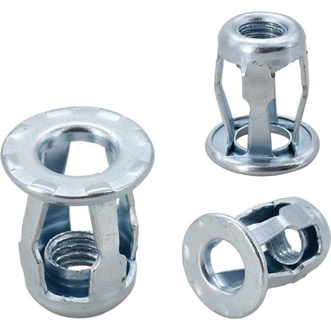 Écrou à riveter en forme de pétale métal, acier au carbone (1/4)