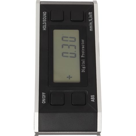 4-teiliger digitaler 90°-Winkelmesser, elektronischer LCD-Neigungsmesser, präzise Winkelwasserwaage, Winkelmessgerät ohne Magnet oder Hintergrundbeleuchtung (1/5)