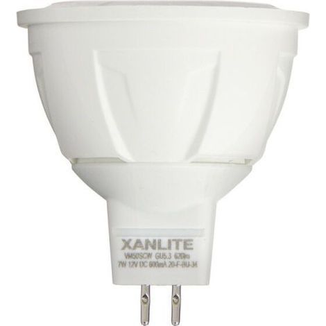 Spot LED encastrable GU5.3, 7 W (équivalent 50 W), faisceau étroit, lumière blanche neutre (4000 K), idéal pour éclairage d’accent et d’ambiance (1/5)