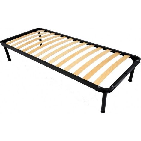 Rete singola ortopedica 80x190 cm con doghe in legno di faggio - Flexac