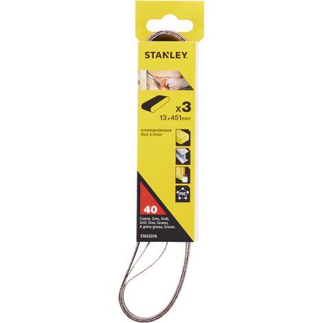 PIRANHA STANLEY STA33376 (X33376)  3 NASTRI 13X451 GR.40- STANLEY- 1,0 pz