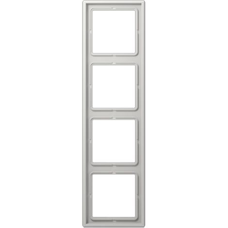 Jung Marco 4 vías, LS 990, IP 44, termoestable, gris claro, montaje vertical y horizontal LS 984 LG