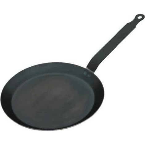 Crêpière et poêle à pancakes De Buyer Force bleue Ø18cm – Poêle professionnelle pour tous types de plaques de cuisson (1/5)
