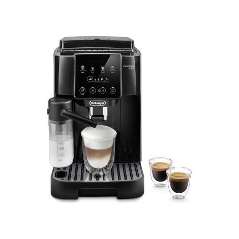 Machine à café à grain DeLonghi Magnifica Start ECAM 220.60.B – Système de mousse pour cappuccino – Réglage de la hauteur du café – Noir (1/10)