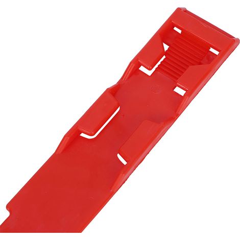 Lot de 10 colliers d'identification pour bovins (anneaux de marquage) - Fournitures pour l'élevage - Rouge (1/5)