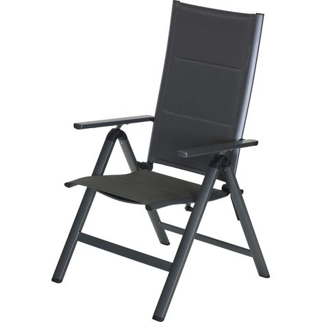 Primaster Klappstuhl Aluminium Klappsessel Gartenstuhl Campingstuhl Hochlehner