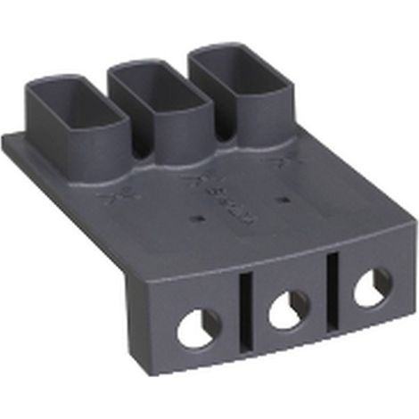 Bloque conector GV3P/L SCHNEIDER alta resistencia + 3 polos, IP65, 400V, 16A.