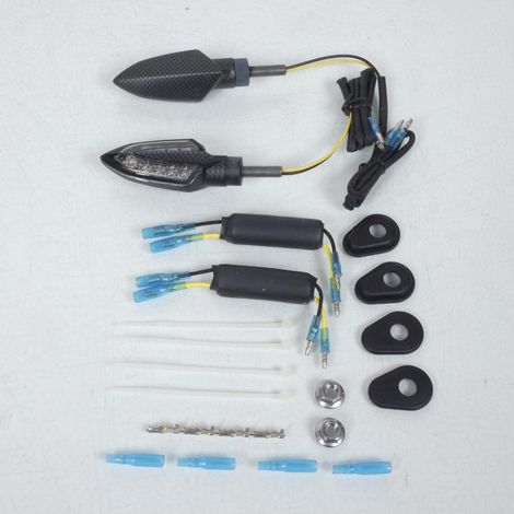 blinker carbon schwarz 9 leds orange für motorrad yamaha (1/5)