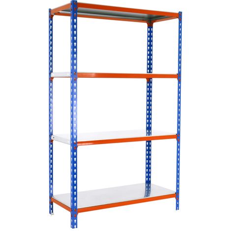 Simonrack SIMONCLICK MINI Regal Metall Blau Orange Galva