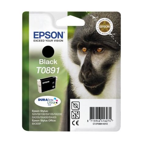 Epson - T0891 - Cartouche d'encre - Noir Amazon Dash Replenishment est pret, Taille Unique (1/3)
