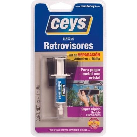 CEYS RETROVISORES KIT ADHESIVO EN JERINGA 1 GR+MALLA BL.=501020 (1/4)