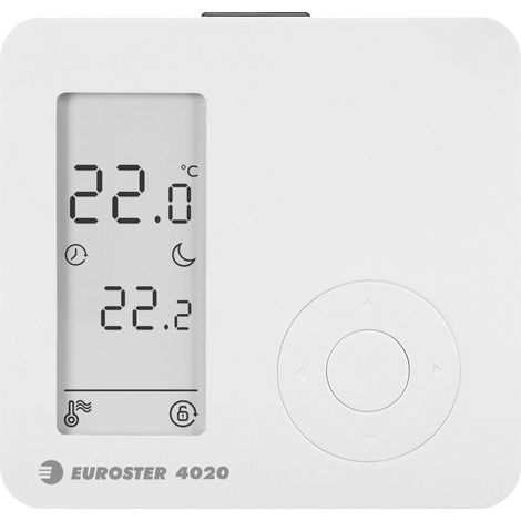 Termostato Euroster 4020 bianco regolatore di temperatura preciso