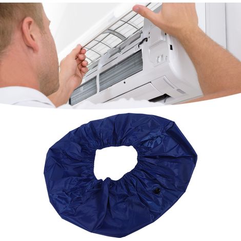 Sac de nettoyage pour climatiseur avec adaptateur, compatible avec les moteurs de 1 à 2 CV et tuyau d'arrosage de 2 mètres. (1/5)