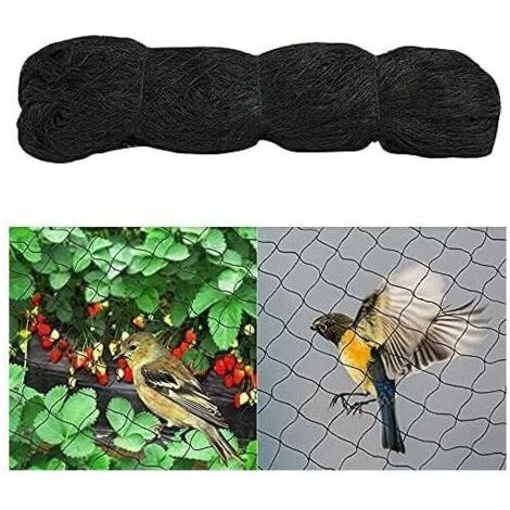 Memkey – Filet anti-oiseaux 4m x 10m – Protection des arbres fruitiers et légumes – Résistant aux UV et à la corrosion – Installation facile (1/5)