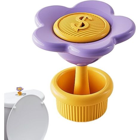 Bouton De Chasse D'Eau Pour Toilette - Outil de Chasse d'Eau pour Toilette Design Pour Sanitaires Maison Hôpital WC Publics (1/4)