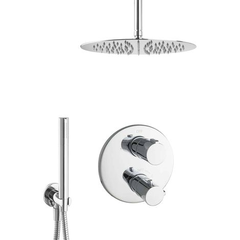 Ensemble de douche encastré PaulGurkes avec thermostat complet