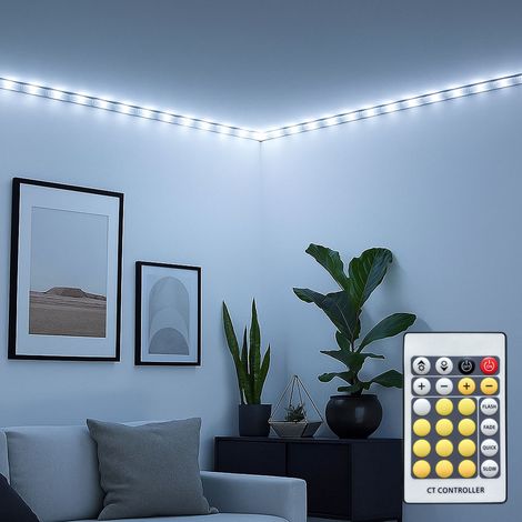 Paulmann MaxLED Tunable White 70624 Kit base striscia LED con spina 24 V 3 m Bianco caldo, Bianco neutro, Bianco luce d (1/5)
