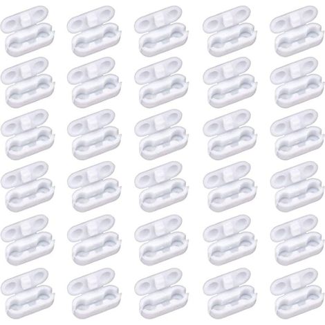 BEBUSINGOTO 20 paquetes de conectores de repuesto para cadena de persiana vertical, cadena de bolas para persiana, conector de cadena de bolas (1/5)