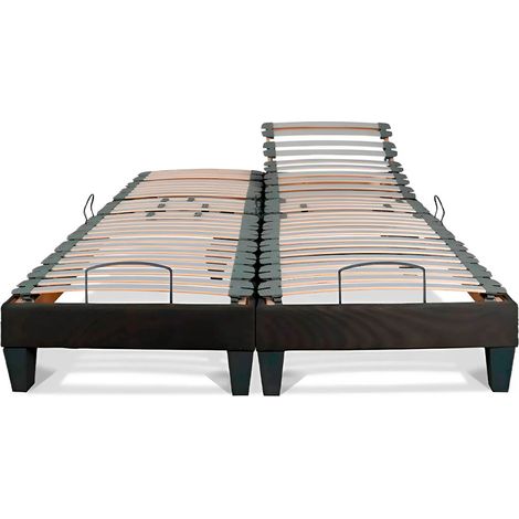 Ensemble Matelas Mémoire de forme ABSOLU avec sommier AMIRAL 2x90x200 cm (1/4)
