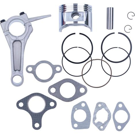 Jeu de segments de piston de 88 mm Bielle Joint d'admission Kit de carburateur pour moteur Honda GX390 188F 13 HP Tondeuse Pompe à eau Taille-haie (1/5)