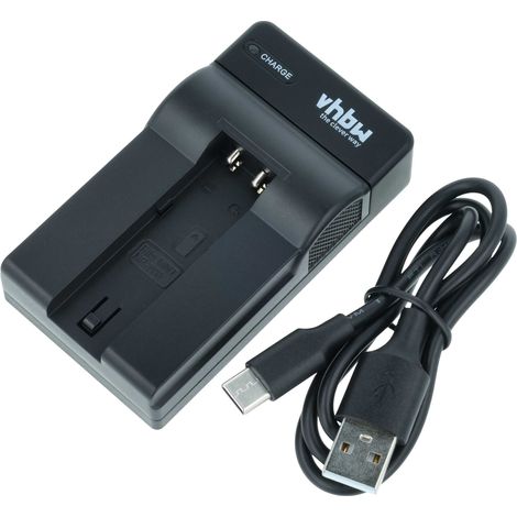 vhbw USB-C Ladegerät kompatibel mit Pentax Optio Z10 Kamera - Ladeschale + USB-C Kabel Ladeanzeige (1/5)