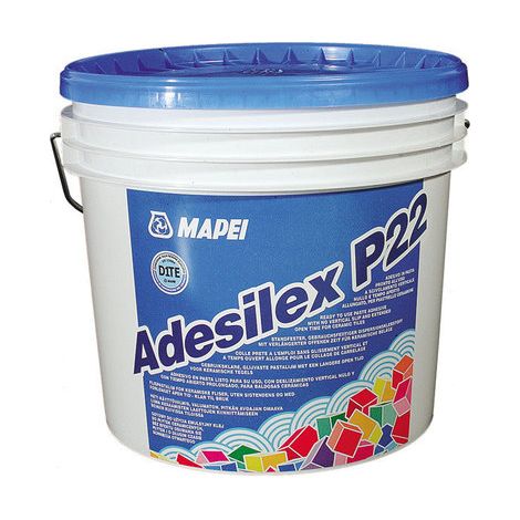 Colla adesivo in pasta per piastrelle ceramiche mattoni adesilex p22 mapei kg 5