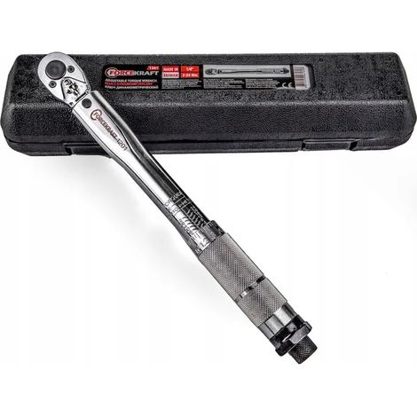 Chiave dinamometrica da 1/4" 2-24 Nm con certificato Forcekraft