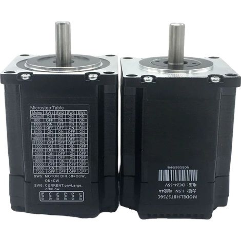 Motore passo-passo ad alta velocità con encoder integrato, kit da 2 pezzi, 3,2 Nm (1/2)