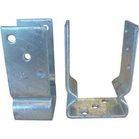 Embase de Poteau à Boulonner Type Epu-71 - 71x125x60x5 mm - D-Work (1/2)