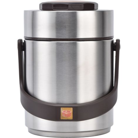 Fiambrera bento isotérmica de gran capacidad (1500 ml) fabricada en acero inoxidable 304, impermeable y a prueba de fugas. (1/5)