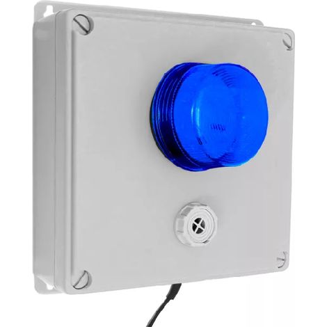 Alerte panne de courant - sirène et flash bleu / Boîtier étanche IP65 / Batterie Lithium / Branchez... c'est installé  (1/5)