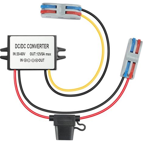Step down 20V-60V à 12V 5A 60W dc dc régulateur de tension 12v Transformateurs Module d'alimentation Abaisseur Convertisseur de tension (1/5)